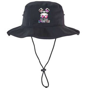 100 Days Smarter Messy Bun Legacy Cool Fit Booney Bucket Hat