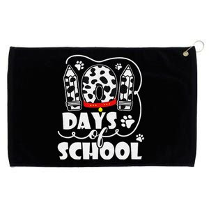 101 Days Smarter Teacher 100 Days Of School Dalmatian Dog Grommeted Golf Towel