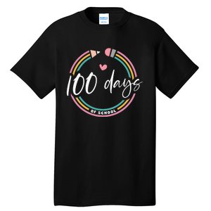 100 Days Teacher 100 Days Of School Tall T-Shirt