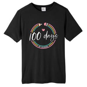 100 Days Teacher 100 Days Of School Tall Fusion ChromaSoft Performance T-Shirt