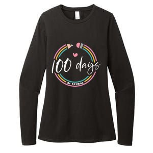 100 Days Teacher 100 Days Of School Womens CVC Long Sleeve Shirt