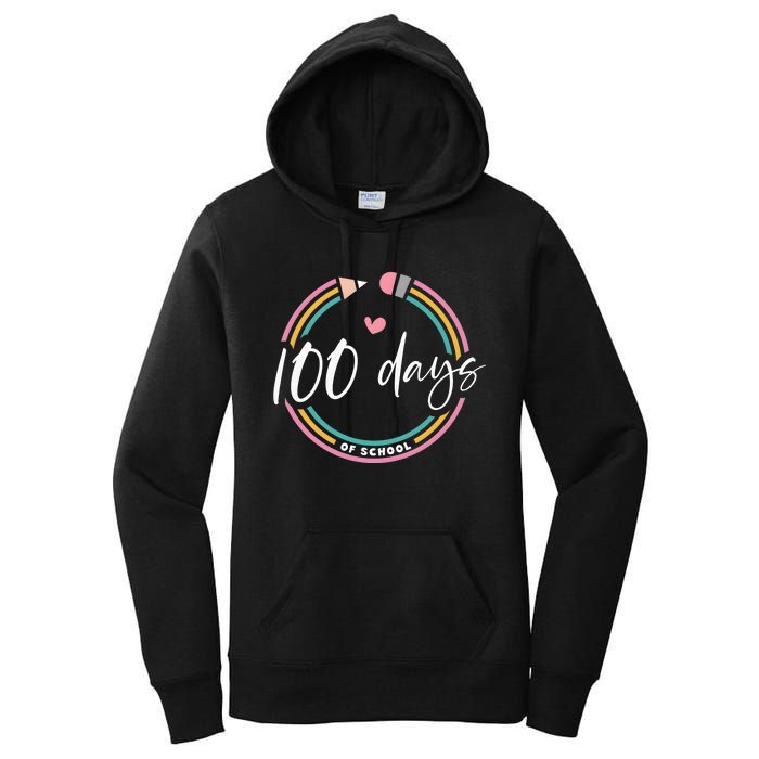 100 Days Teacher 100 Days Of School Women's Pullover Hoodie