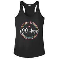 100 Days Teacher 100 Days Of School Ladies PosiCharge Competitor Racerback Tank