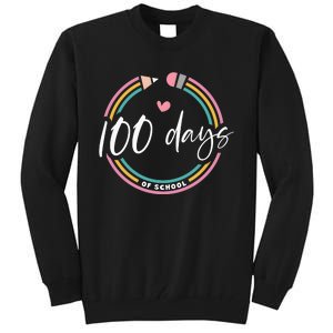 100 Days Teacher 100 Days Of School Tall Sweatshirt