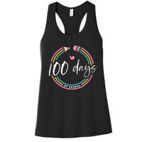 100 Days Teacher 100 Days Of School Women's Racerback Tank