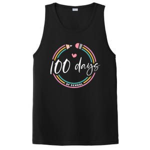 100 Days Teacher 100 Days Of School PosiCharge Competitor Tank