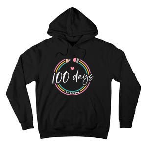 100 Days Teacher 100 Days Of School Tall Hoodie