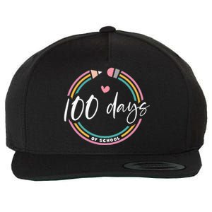 100 Days Teacher 100 Days Of School Wool Snapback Cap