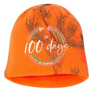 100 Days Teacher 100 Days Of School Kati - Camo Knit Beanie