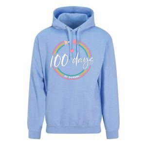 100 Days Teacher 100 Days Of School Unisex Surf Hoodie