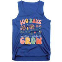 100 Day Watching My Students Grow 100 Days Of School Teacher Tank Top