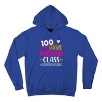 100 Days With My Awesome Class Math Interventionist School Gift Hoodie