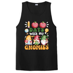 100 Days With My Gnomies 100th Day Of School Gnome Lovers Gift PosiCharge Competitor Tank