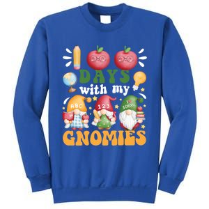 100 Days With My Gnomies 100th Day Of School Gnome Lovers Gift Sweatshirt