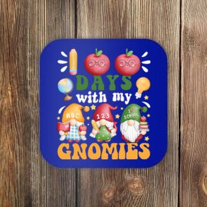 100 Days With My Gnomies 100th Day Of School Gnome Lovers Gift Coaster