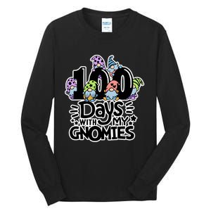 100 Days With My Gnomies Teacher Gnomies Tall Long Sleeve T-Shirt