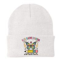 100 Days Wiser 100 Days Of School Celebrate Butterfly Knit Cap Winter Beanie