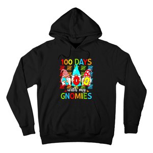 100 Days With My Gnomies Teacher 100th Day Of School Gnome Hoodie