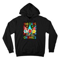 100 Days With My Gnomies Teacher 100th Day Of School Gnome Hoodie