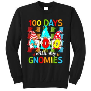 100 Days With My Gnomies Teacher 100th Day Of School Gnome Sweatshirt