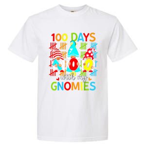 100 Days With My Gnomies Teacher 100th Day Of School Gnome Garment-Dyed Heavyweight T-Shirt