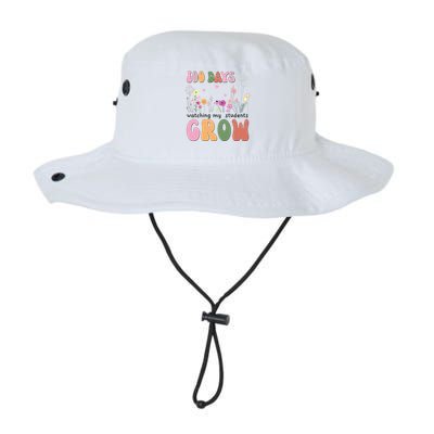 100 Days Watching My Students Grow Floral Bucket Hat