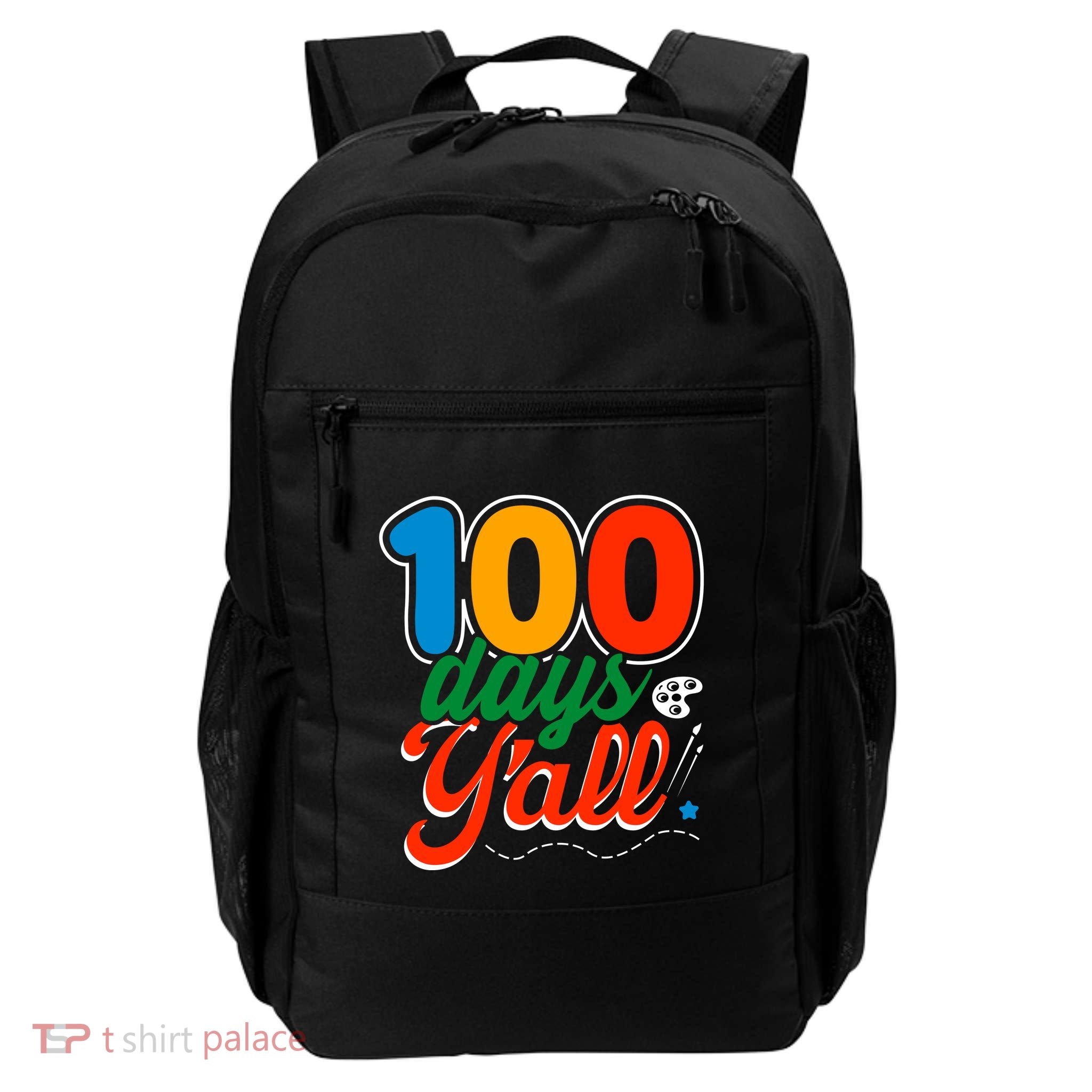 100 Days Yall Funny School Backpack