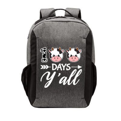 100 Days YAll 100th Day Of School With Cute Cows Vector Backpack