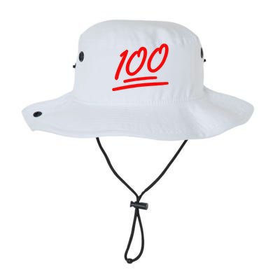 100 Emote Funny 100 Emoticon Art Cool Fun One Hundred Legacy Cool Fit Booney Bucket Hat