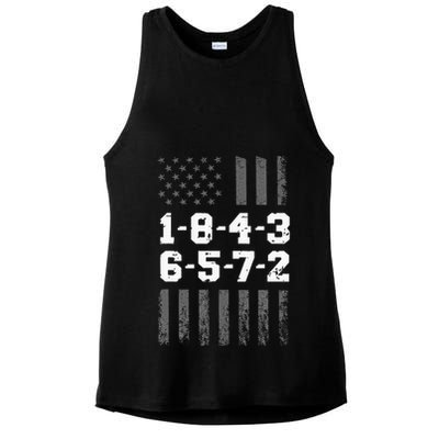 18436572 Engine Firing Order V8 Small Block Mechanic Ladies PosiCharge Tri-Blend Wicking Tank