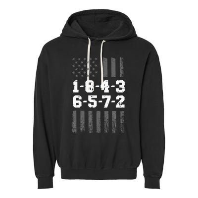 18436572 Engine Firing Order V8 Small Block Mechanic Garment-Dyed Fleece Hoodie