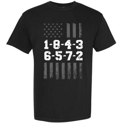 18436572 Engine Firing Order V8 Small Block Mechanic Garment-Dyed Heavyweight T-Shirt