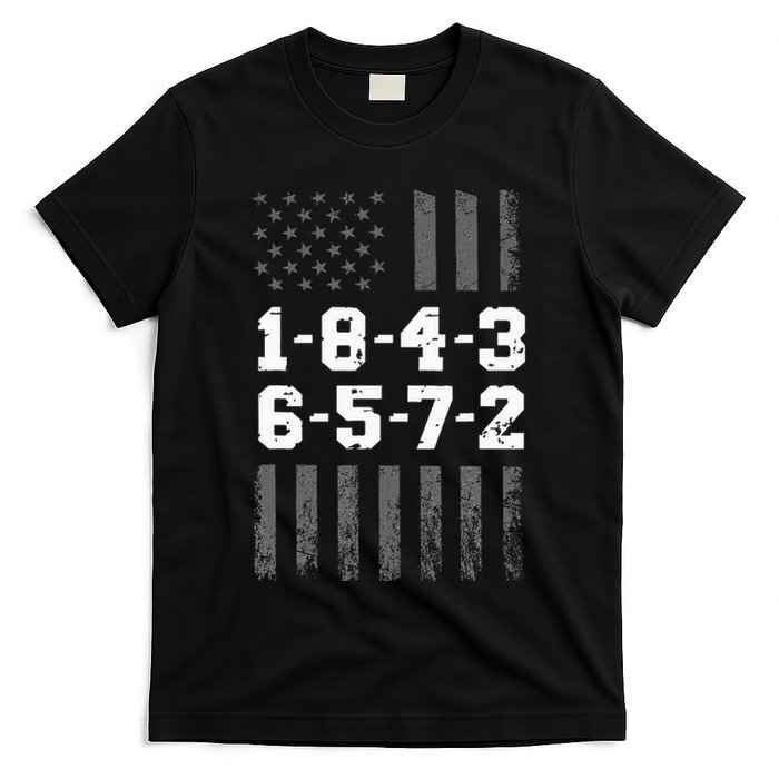 18436572 Engine Firing Order V8 Small Block Mechanic T-Shirt
