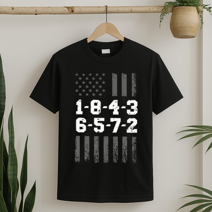 18436572 Engine Firing Order V8 Small Block Mechanic T-Shirt