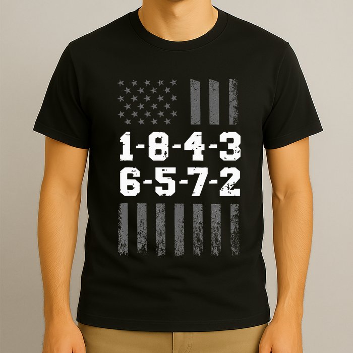 18436572 Engine Firing Order V8 Small Block Mechanic T-Shirt