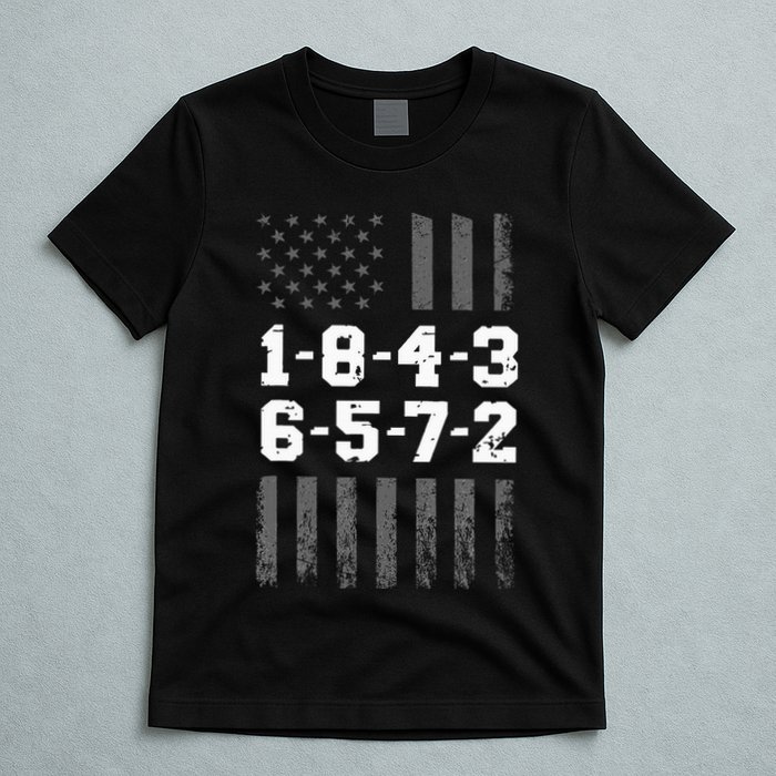 18436572 Engine Firing Order V8 Small Block Mechanic T-Shirt