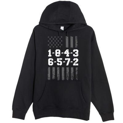 18436572 Engine Firing Order V8 Small Block Mechanic Premium Pullover Hoodie