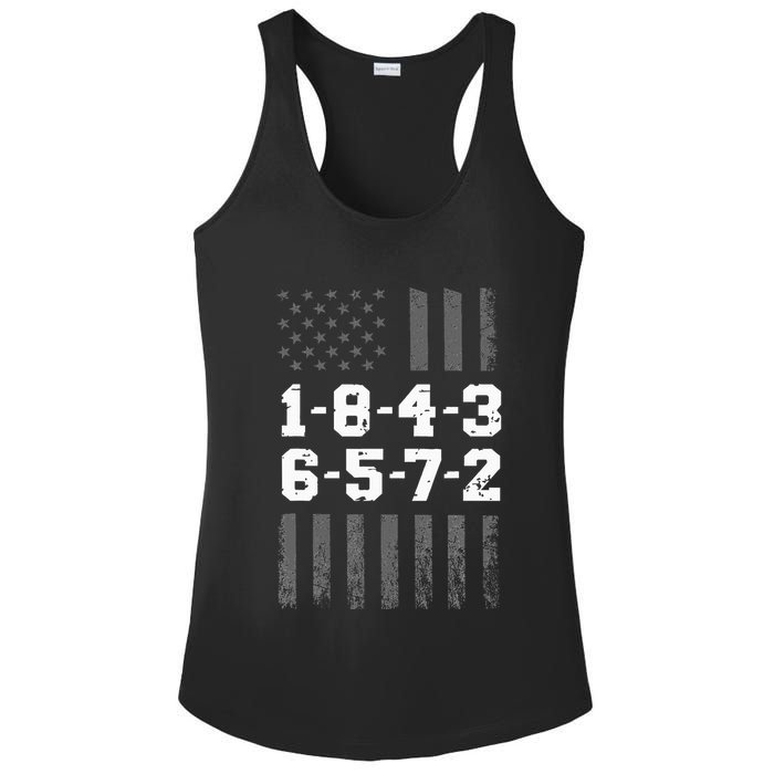 18436572 Engine Firing Order V8 Small Block Mechanic Ladies PosiCharge Competitor Racerback Tank