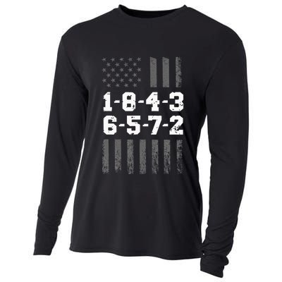 18436572 Engine Firing Order V8 Small Block Mechanic Cooling Performance Long Sleeve Crew