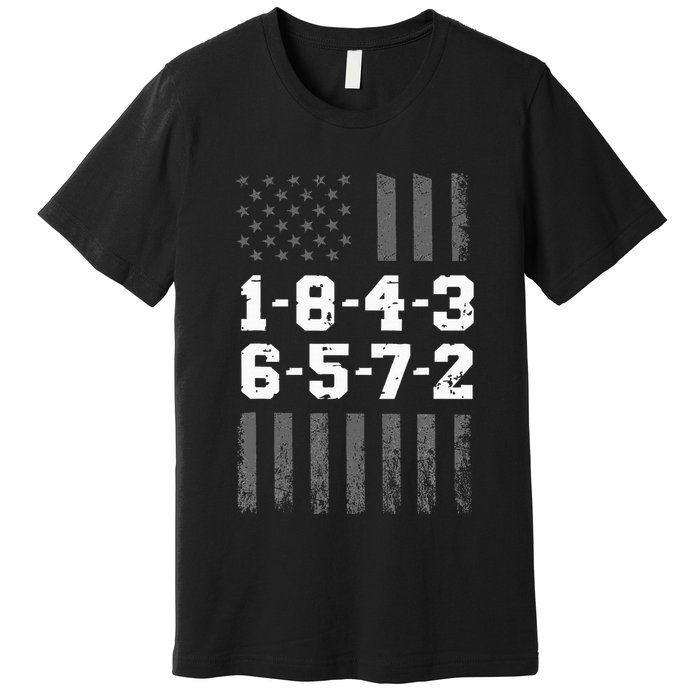 18436572 Engine Firing Order V8 Small Block Mechanic Premium T-Shirt