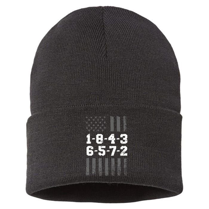 18436572 Engine Firing Order V8 Small Block Mechanic Sustainable Knit Beanie