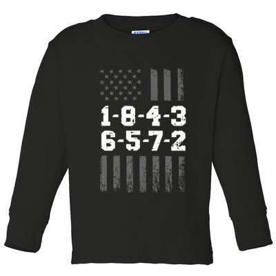 18436572 Engine Firing Order V8 Small Block Mechanic Toddler Long Sleeve Shirt