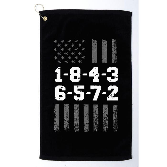 18436572 Engine Firing Order V8 Small Block Mechanic Golf Towel