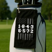 18436572 Engine Firing Order V8 Small Block Mechanic Golf Towel