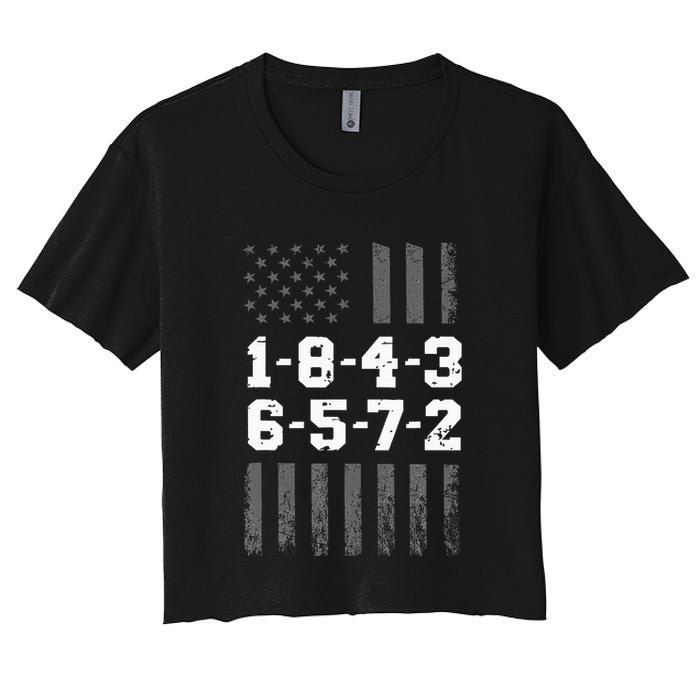 18436572 Engine Firing Order V8 Small Block Mechanic Crop Top