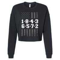 18436572 Engine Firing Order V8 Small Block Mechanic Cropped Pullover Crew