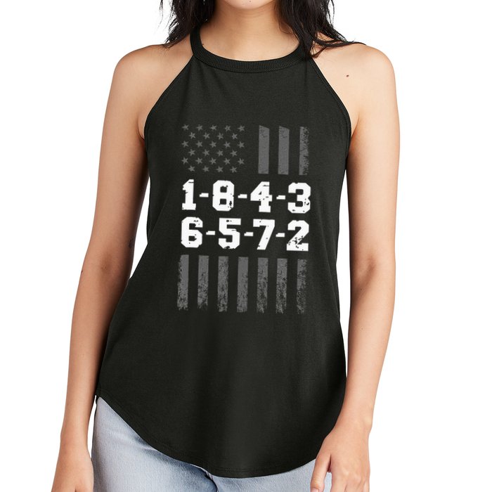 18436572 Engine Firing Order V8 Small Block Mechanic Women's Perfect Tri Rocker Tank