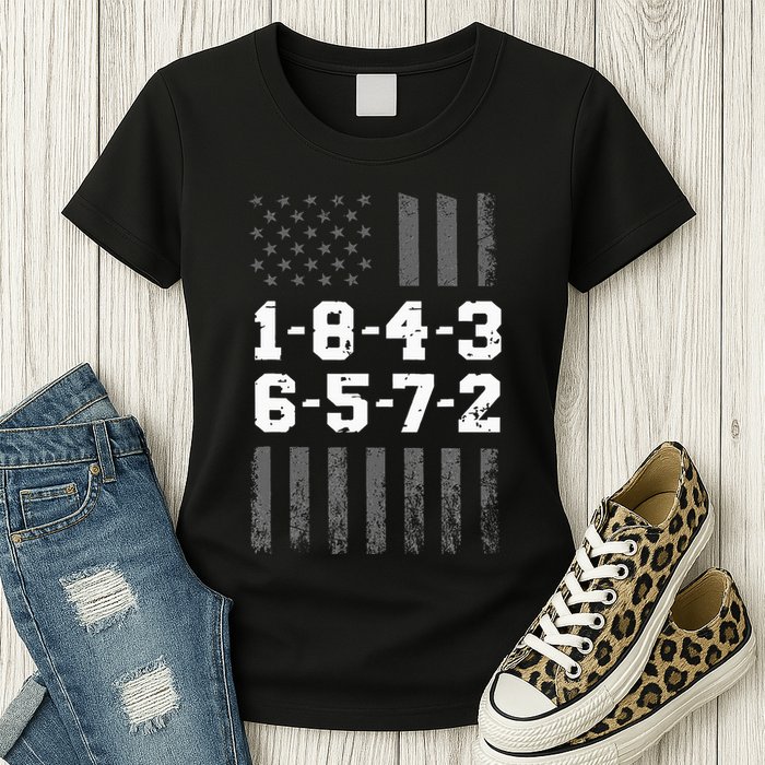 18436572 Engine Firing Order V8 Small Block Mechanic Womens T-Shirt