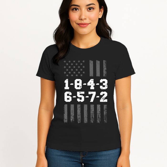 18436572 Engine Firing Order V8 Small Block Mechanic Womens T-Shirt