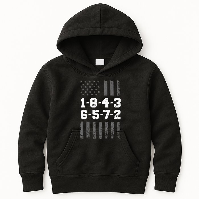 18436572 Engine Firing Order V8 Small Block Mechanic Kids Hoodie